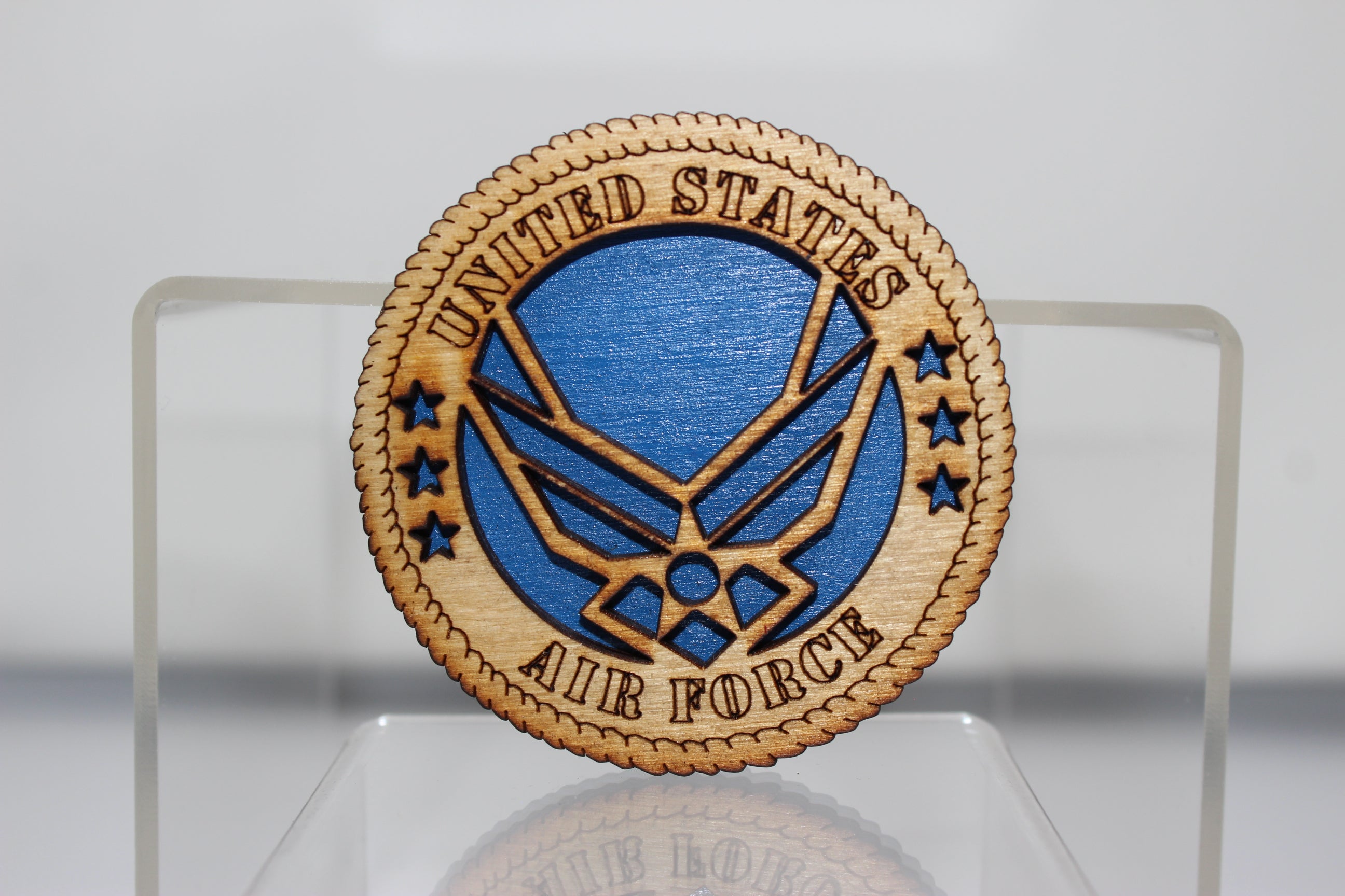 Air Force (w/AF logo) SM Magnet Locally Made