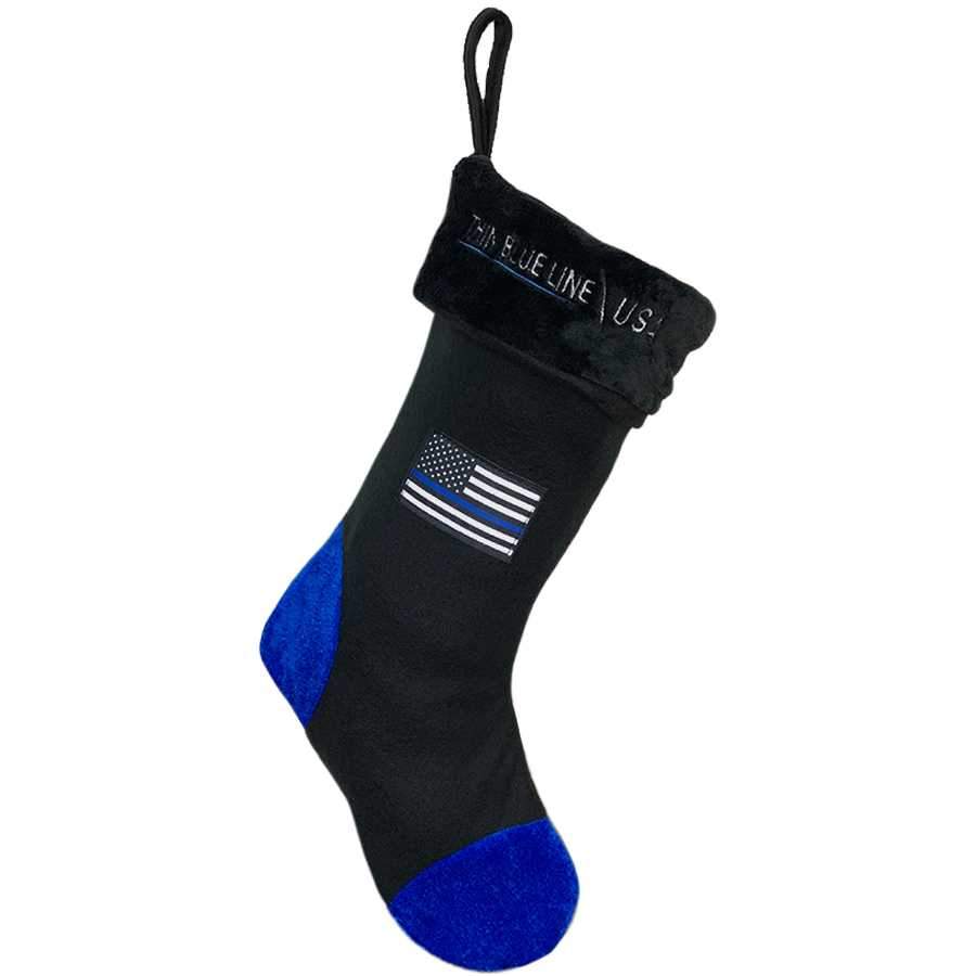 Thin Blue Line Christmas Stocking