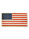American Flag Rectangle Lapel Pin