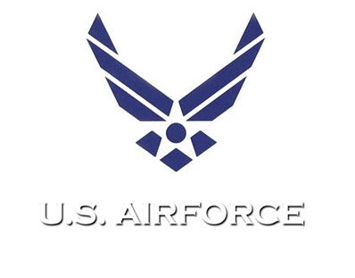 Air Force 4.25"3.5" SM Decal