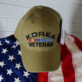 Korea Veteran w/ Embroidered Ribbons Baseball Cap