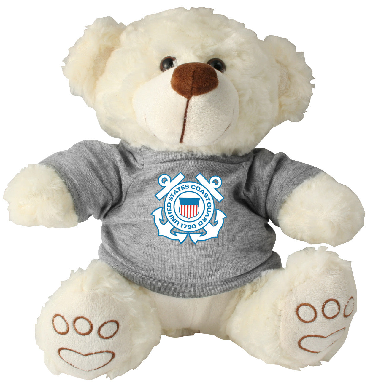 Coast Guard Bear with Gray Shirt