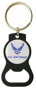 United States Air Force Symbol on Leather Key Fob