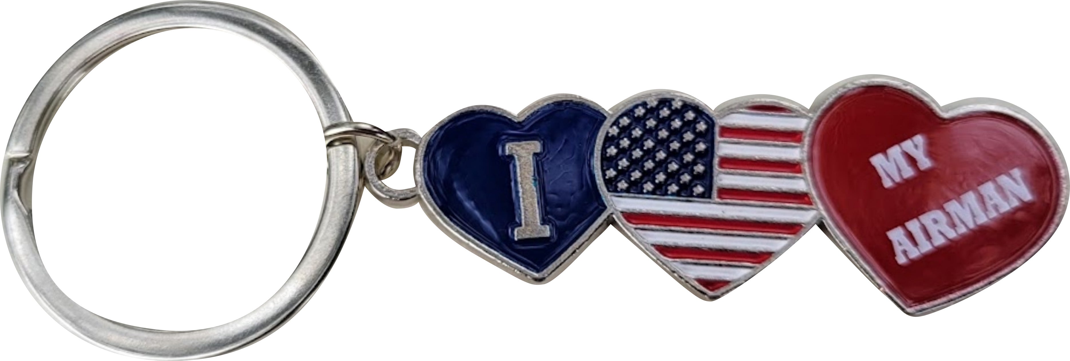 I Love USA(My Airman)Key Tag