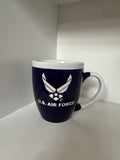 US Air Force Cobalt/White 16oz Mug